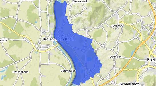 Bodenrichtwertkarte Breisach am Rhein